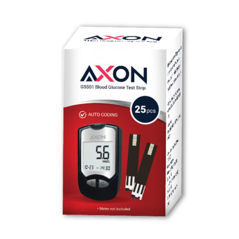 Axon Blood Glucose Test Strip + Lancets (GS501)
