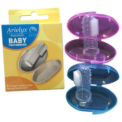 Arielyx Essentials Baby Toothbrush with Case (2 sets)