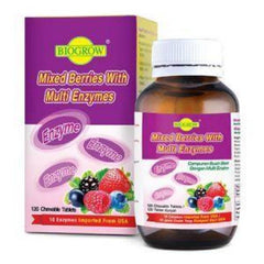 BioGrow Mixed Berries with Multi Enzymes Tablet