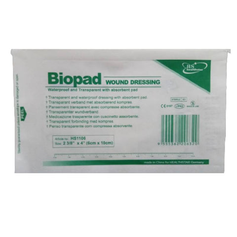 Healthstar Biopad Wound Dressing 1s