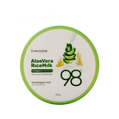 Chriszen 98 percent Aloe Vera & Rice Milk Collagen Soothing Skin Gel