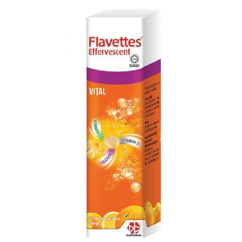 Flavettes Vital Effervescent Tablet (Orange)