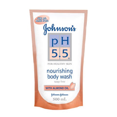 Johnson's pH5.5 Nourishing Body Wash with Almond Oil