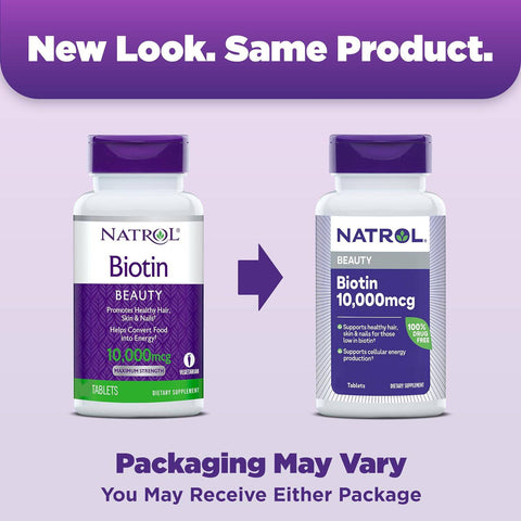 Natrol Biotin Beauty 10000mcg Tablet