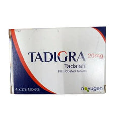 Tadigra Tadalafil 20mg Tablet