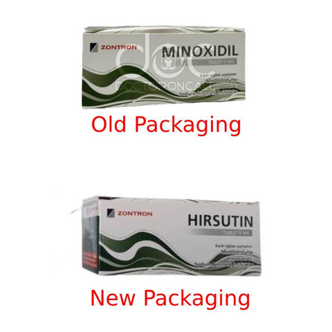 Zontron Hirsutin (Minoxidil) 5mg Tablet