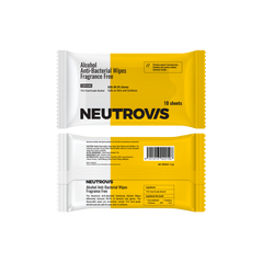 Neutrovis Alcohol Anti-Bacterial Wipes Fragrance Free