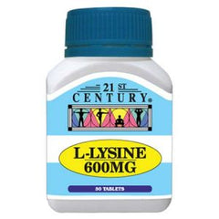 21st Century L-Lysine 600mg Tablet