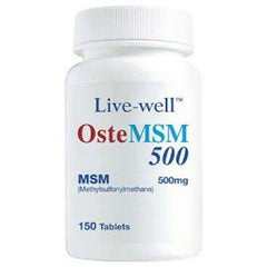 Live-well Oste MSM 500mg Tablet