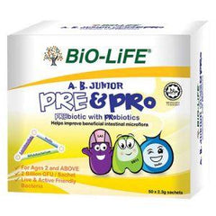 Bio-Life A.B Junior Prebiotics & Probiotics Sachet