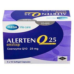 Alerten Coenzyme Q10 25mg Capsule