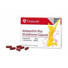 Vitamode Astaxanthin 3mg + Glutathione 100mg Capsule