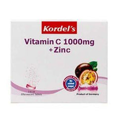 Kordel's Vitamin C 1000mg + Zinc Effervescent Tablet 30s