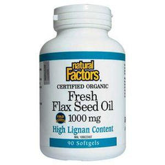 Natural Factors Flaxseed Oil Softgel Capsule