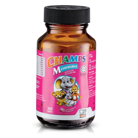 Champs Multivitamin Chewable Tablet (Strawberry)