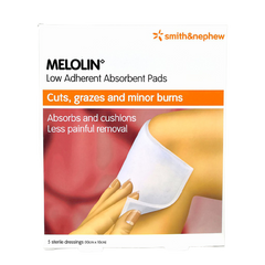 Smith & Nephew Melolin Low Adherent Absorbent Pads (10cmx10cm)