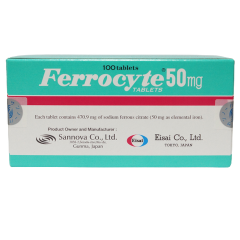 Ferrocyte 50mg Tablet