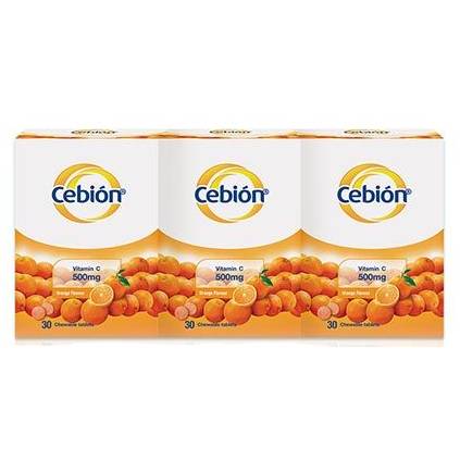 Cebion Vitamin C 500mg Chewable Orange