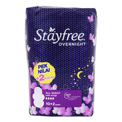 Stayfree Overnight With Wings Pads