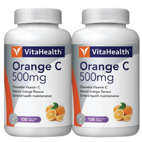 VitaHealth Orange C 500mg Chewable Tablet