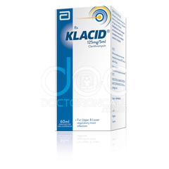 Klacid Peadiatric 125mg/5ml Granules for Oral Suspension