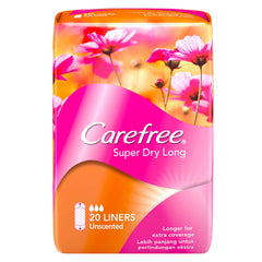 Carefree Super Dry Long Unscented Liner
