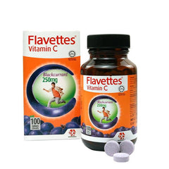 Flavettes Vitamin C 250mg Tablet 100s