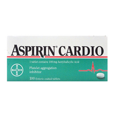 Aspirin Cardio 100mg Tablet