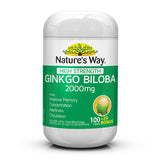 Nature's Way Ginkgo Biloba 2000mg Tablet