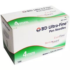 BD Ultra Fine 32G (4mm) Pen Needles