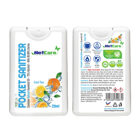 Netcare Pocket Hand Sanitizer Spray 20ml
