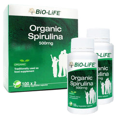 Bio-Life Organic Spirulina Vegetable Capsule