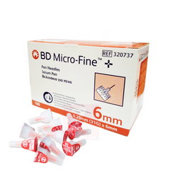 BD Micro Fine 31G (0.25mm X 6mm) Pen Needles