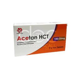 Acetan HCT 100/25mg Tablet