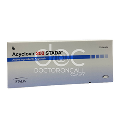 Acyclovir Stada 200mg Tablet