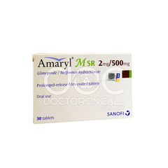 Amaryl M SR 2/500mg Tablet