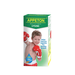 Appeton Multivitamin Lysine Syrup (Fruity Flavour)
