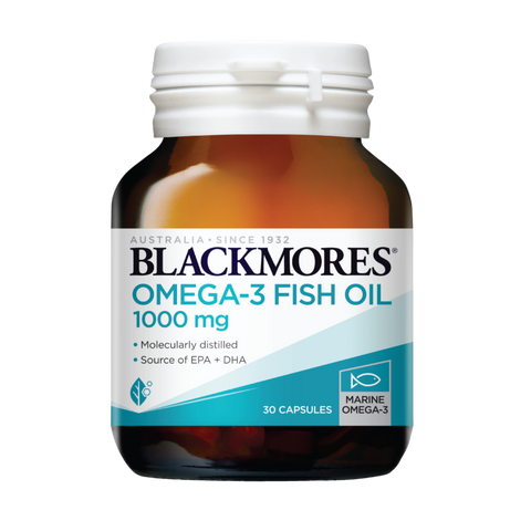 Blackmores Omega-3 Fish Oil 1000mg Capsule