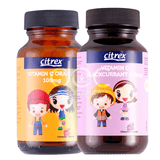 Citrex Junior Vitamin C 100mg Chewable Tablet (Orange)