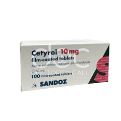Sandoz Cetyrol 10mg Tablet