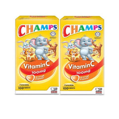 Champs Vitamin C 100mg Chewable Tablets
