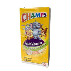 Champs Multivitamin Lysine + Prebiotics Effervescent Tablet (Yogurt)