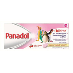 Panadol Children Chewable Tablet (Cherry Flavour)