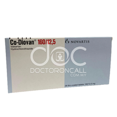 Co-Diovan 160/12.5mg Tablet