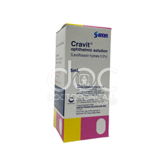 Cravit 0.5% Eye Solution