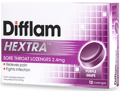 Difflam Hextra 2.4mg Sore Throat Lozenges