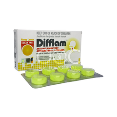 Difflam Anti-Inflammatory Anti-Bacterial Lozenges (Honey Lemon)