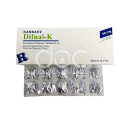 Ranbaxy Difnal K 50mg Tablet