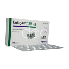 Euthyrox 25mcg Tablet