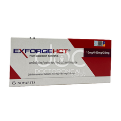 Exforge HCT 10/160/25mg Tablet